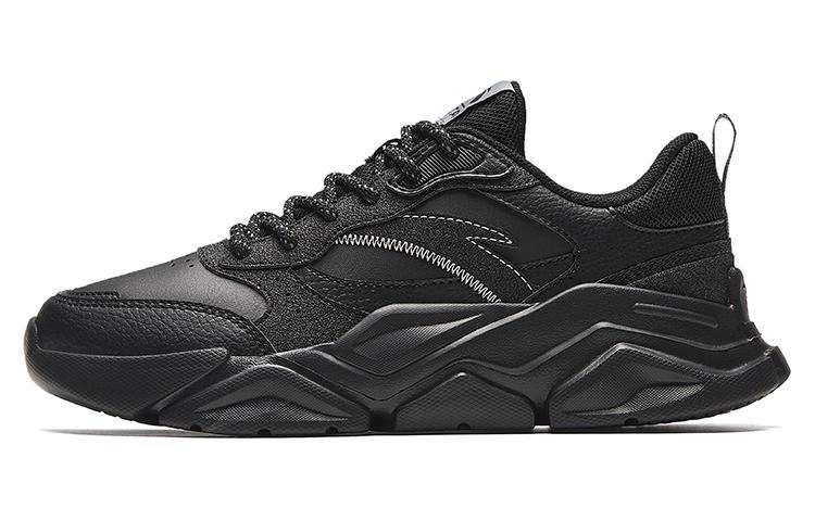 Anta Cushioning Breathable Low top Casual Shoes Women's Black
