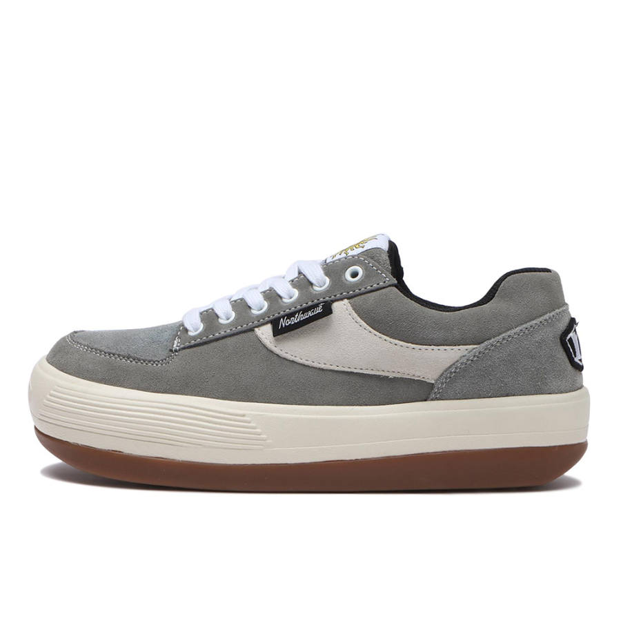 NORTHWAVE Cushioning Slip Resistant Abrasion Resistant Lightweight Height Increasing Low top Casual Shoes Unisex Gray
