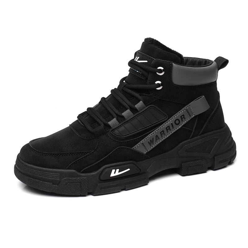 WARRIOR WARRIOR Short Mid Calf Combat Boots Men's Black