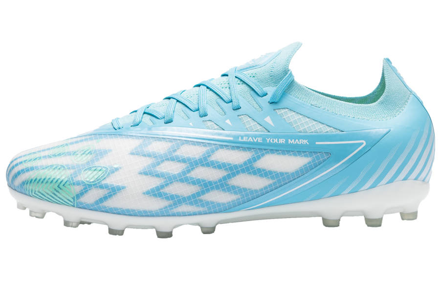 KELME Shadow 1.0 MG Multi Ground Textile, TPU Cushioning Slip Resistant Breathable Soccer Shoes Men's Sky Blue