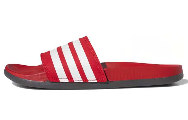Adidas Adidas Adilette Comfort Slides 'Scarlet White'