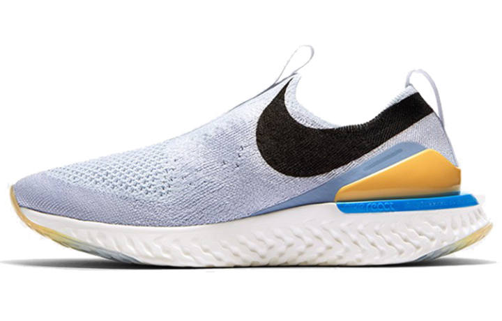 Nike Nike Epic React Racer Fabric Slip Resistant Lightweight Non slip Lightweight Low top Casual Shoes Women's Gray