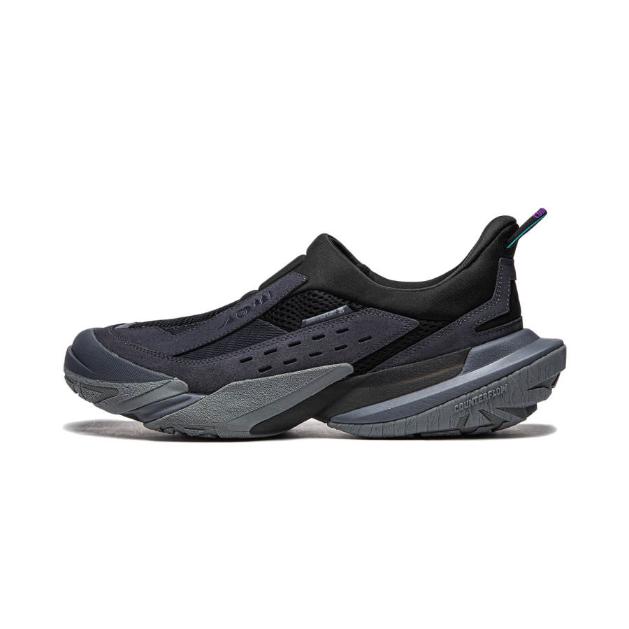 Li-Ning Li Ning Outdoor CF Tracing Cushioning, Wear Resistant Low top Casual Shoes Unisex Black