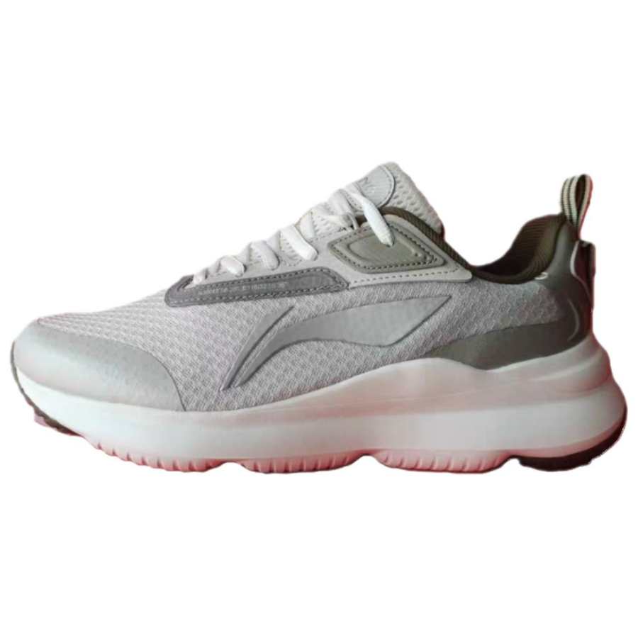 Li-Ning Li Ning Abrasion Resistant Rebound Lightweight Low top Casual Shoes Men's White Green