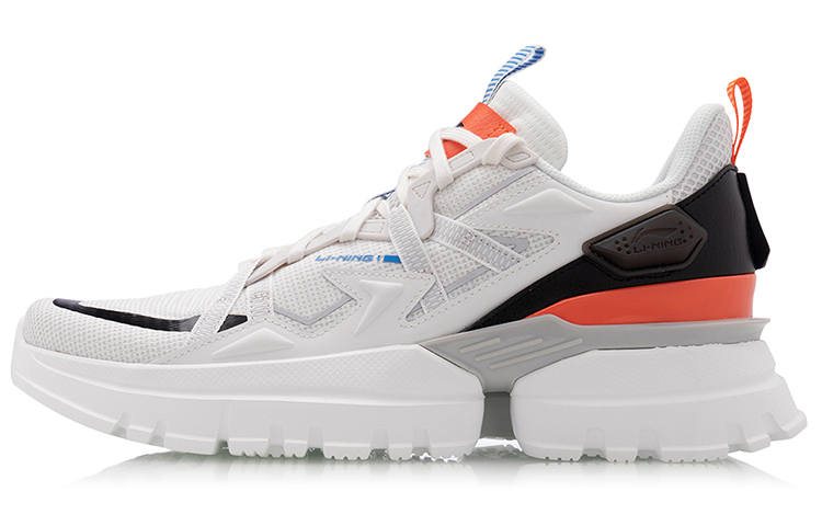 Li-Ning Li Ning U.T Textile, Synthetic Leather Slip Resistant Support Low top Casual Shoes Unisex