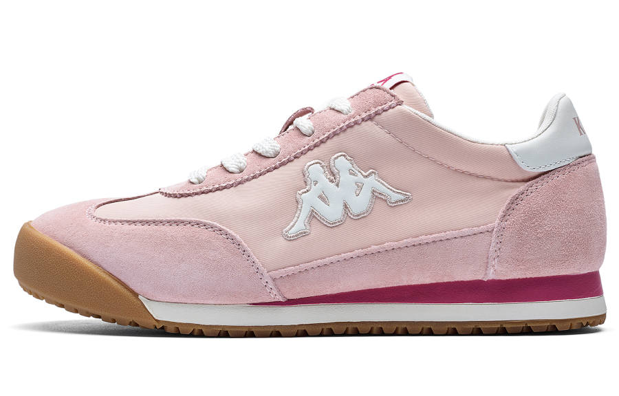 Kappa Fabric Slip Resistant Abrasion Resistant Low top Casual Shoes Women's Milk Tea Powders