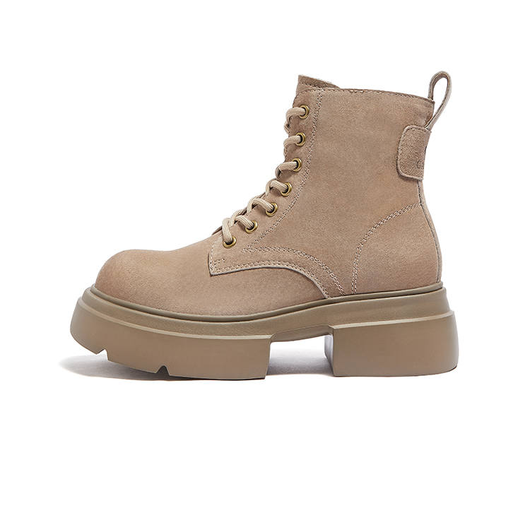 CAMEL CAMEL Combat Boots Women's Pink/Apricot/Black