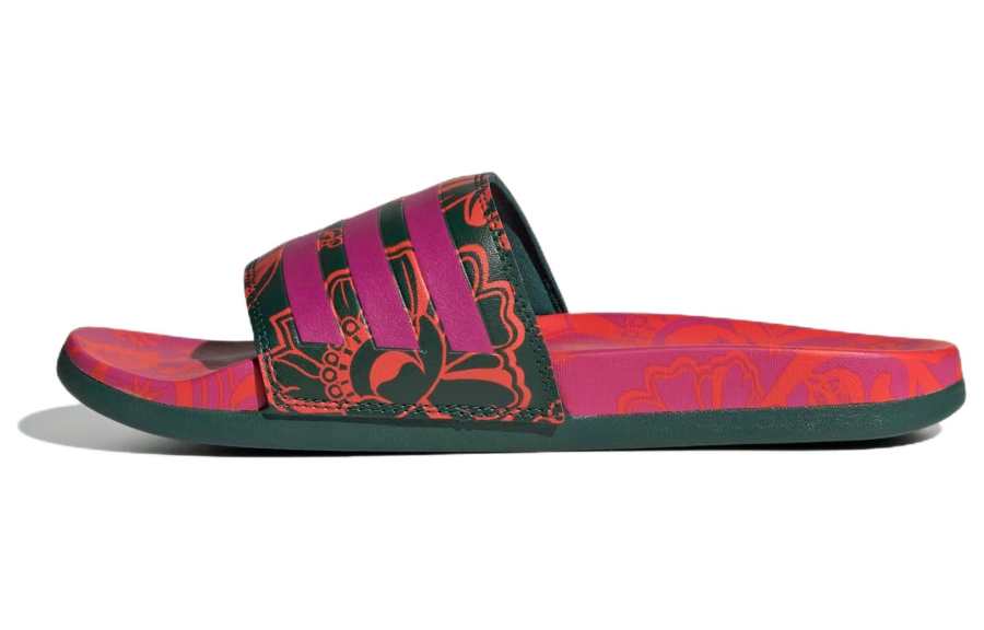 Adidas Adidas Adilette Comfort Slide 'Floral Bahia Magenta' Women's