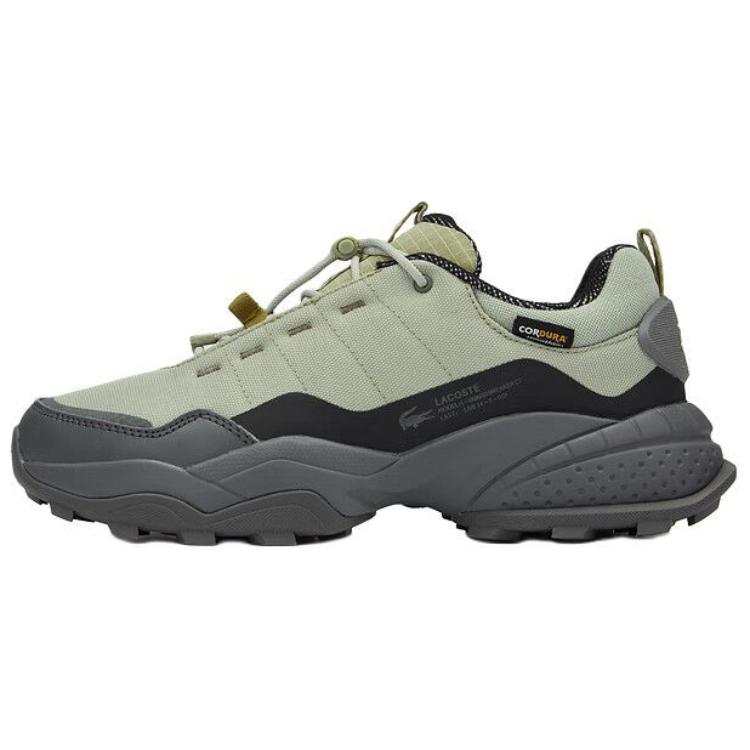 LACOSTE Low top Casual Shoes Men's Green