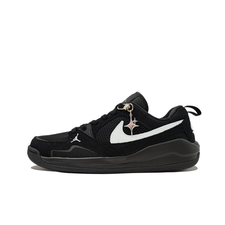 Jordan Jordan CMFT Era Black And White Collide Abrasion Resistant Abrasion Resistant Low top Casual Shoes Unisex Black