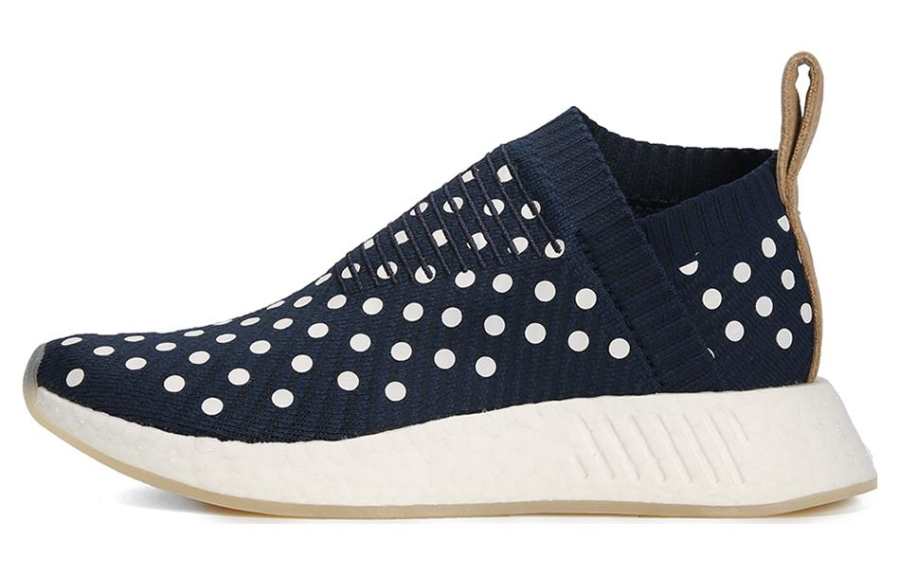 Adidas Originals NMD CS2 Fabric Slip Resistant Lightweight Non slip Lightweight Low top Casual Shoes Women's Blue White
