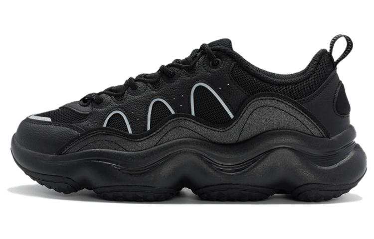 XTEP Hill Cushioning Slip Resistant Abrasion Resistant Low top Casual Shoes Men's Black