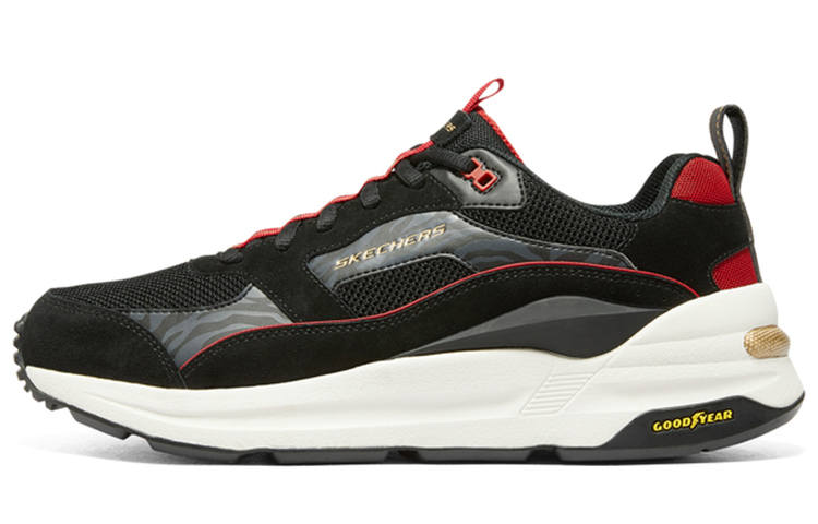 Skechers Sport Casual Shoes 'Black Grey Red'
