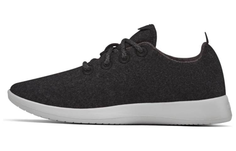 Allbirds Wool Runner Fabric Slip Resistant Low top Casual Shoes Men's Premium Black