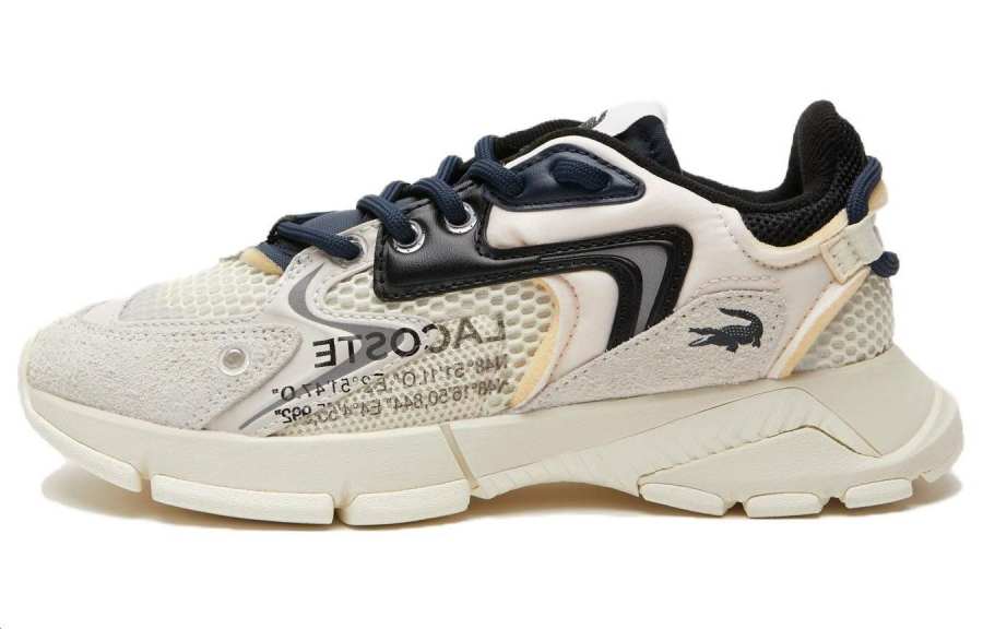 LACOSTE LACOSTE Logo-print Mesh Low-top Sneakers