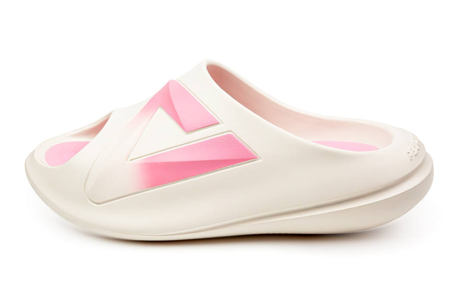 PEAK Slide Slippers Women's Ecru Cherry Blossom Pink