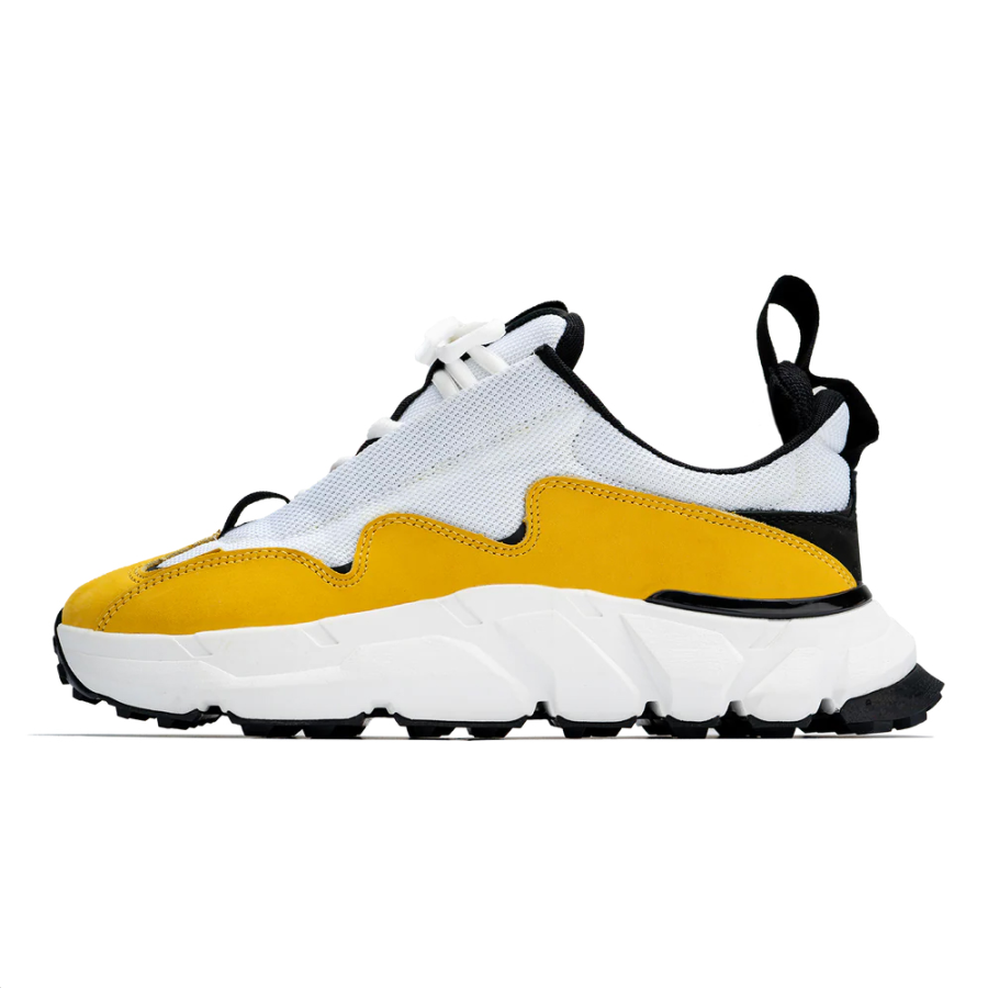 AFTER SCHOOL SPECIAL Abrasion Resistant Coverage Cushioning Low top Casual Shoes Unisex White Yellow