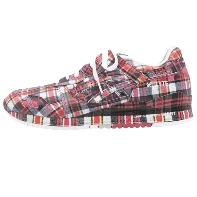 ASICS COMME Des GARÇONS SHIRT x Asics Gel Lyte 3 Low top Casual Shoes Unisex Red White