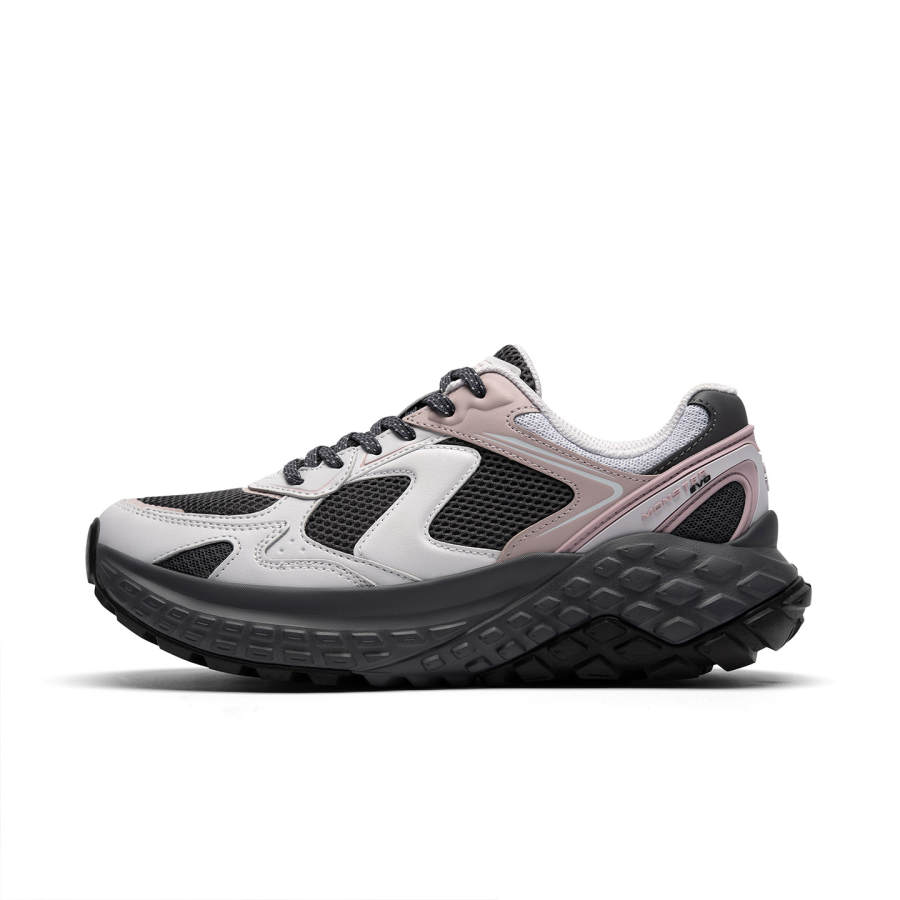 Skechers AIR COOLED MEMORY Low top Casual Shoes Women's Black Lavender