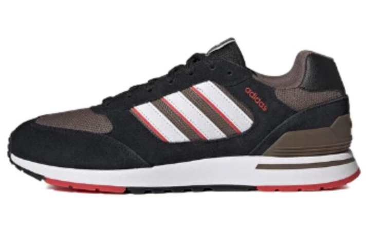 Adidas Adidas Chaussures Slip Resistant Abrasion Resistant Low top Casual Shoes Men's Black Umber