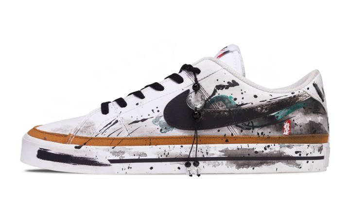 Nike Nike Court Legacy Low top Skateboard Shoes Unisex Ink Black