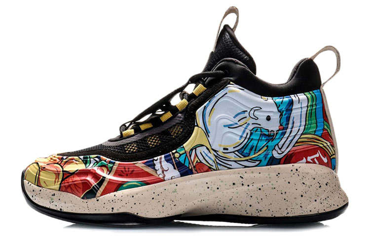 Li-Ning Li Ning CF The Mouse Bites Through The Sky. Comfortable Slip Resistant Lightweight Non slip Lightweight Mid top