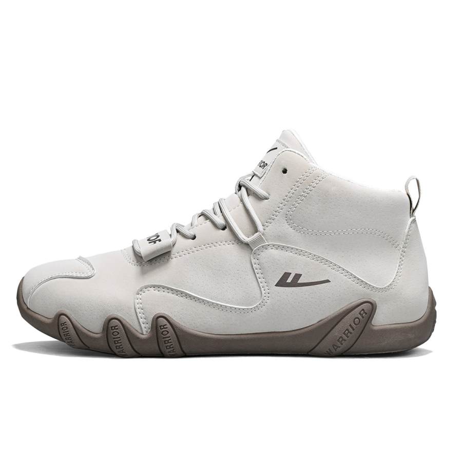 Warrior Synthetic Leather Abrasion Resistant Lightweight Wear resistant And Lightweight High top Casual Shoes Men's