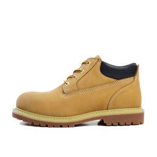 ROCKEY BAND Comfortable And Trendy Short Combat Boots Men's Yellow