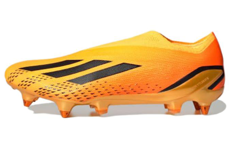 Adidas Adidas X Speedportal +SG Slip Resistant Abrasion Resistant Slip Resistant Abrasion Resistant Soccer Shoes Unisex Yellow