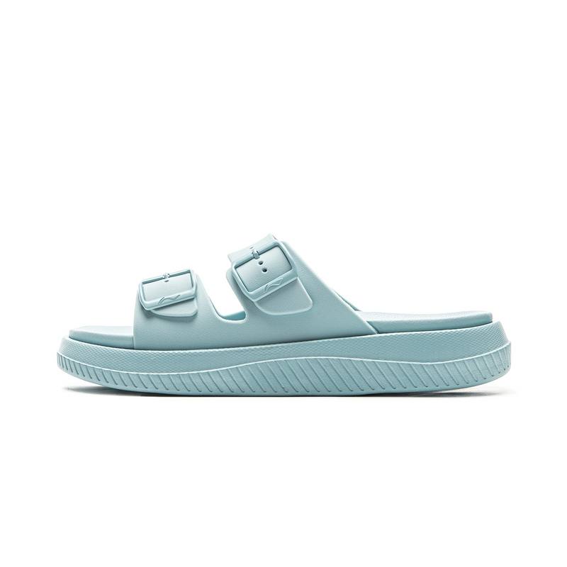 Li-Ning Li Ning Slip Resistant Quiet Slide Slippers Men's Blue