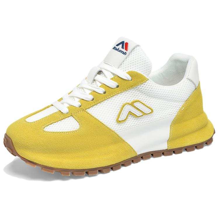 Kolumb Slip Resistant, Abrasion Resistant, Lightweight Low top Casual Shoes Women's White Yellow