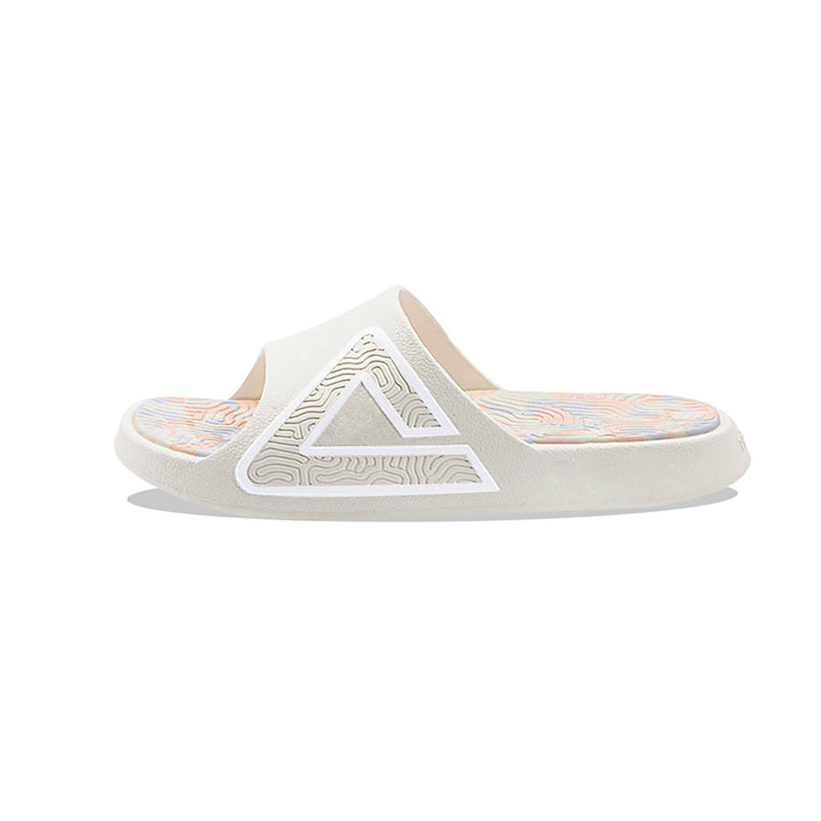 PEAK Tai Ji1.0 Odor Resistant Abrasion Resistant Odor Resistant, Abrasion Resistant Slide Slippers Unisex Ecru