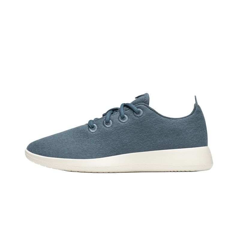 Allbirds Wool Runner Low top Casual Shoes Men's Dark Aqua Green