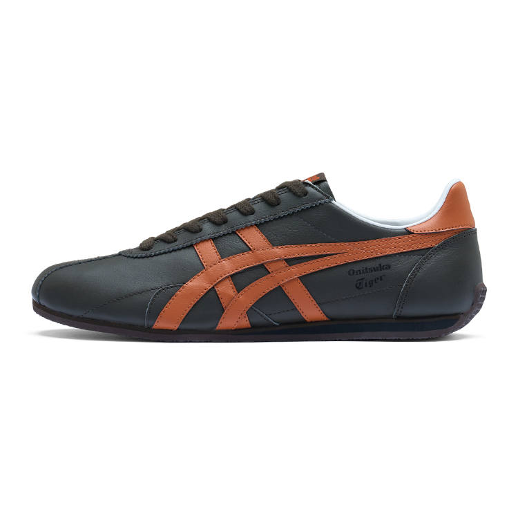Onitsuka Tiger Runspark Classic Vintage Abrasion Resistant Low top Casual Shoes Unisex Black Brown