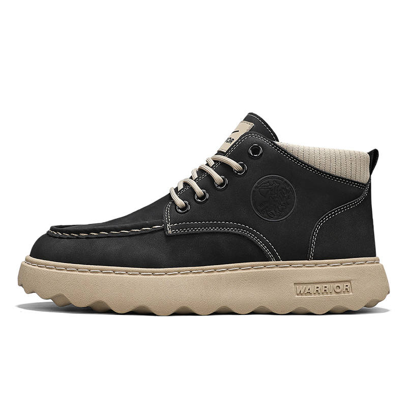 WARRIOR Abrasion Resistant Lightweight Wear resistant And Lightweight Mid top Casual Shoes Men's
