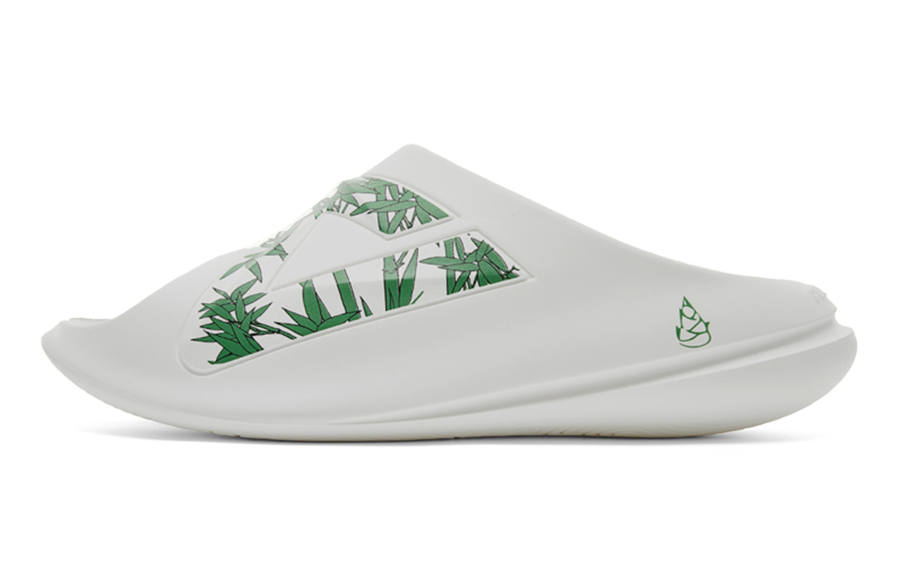 PEAK Taichi Chubby Slippers Abrasion Resistant Cushioning Slide Slippers Men's Ivory Green