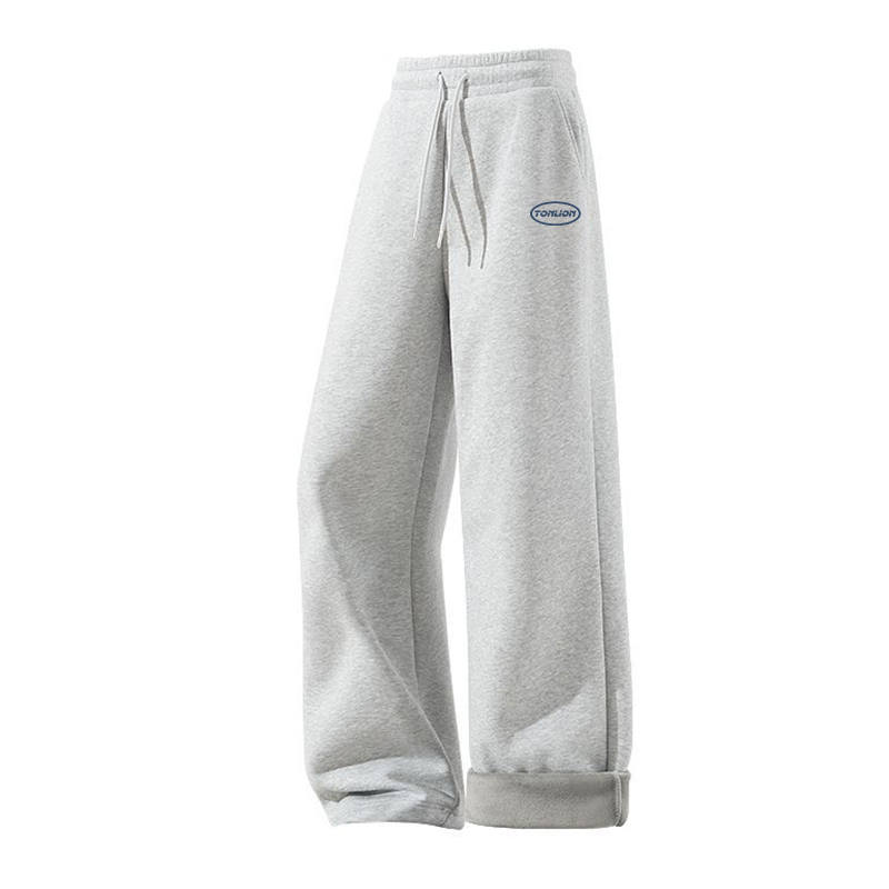 Tonlion Casual Pants Unisex Moderate Straight Fit Pants