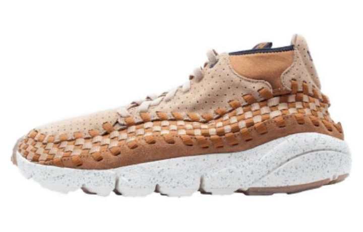 Nike Nike Air Footscape Comfortable Round Toe Cushioning Slip Resistant Low top Casual Shoes Unisex Brown