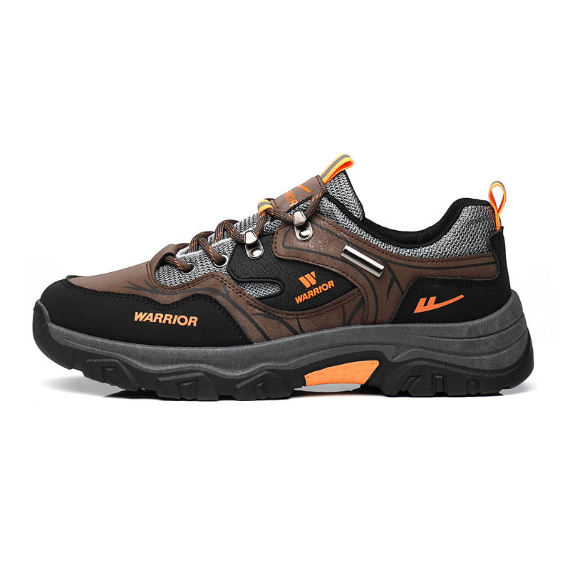 WARRIOR Warrior Low top Casual Shoes Men's Black Brown Orange