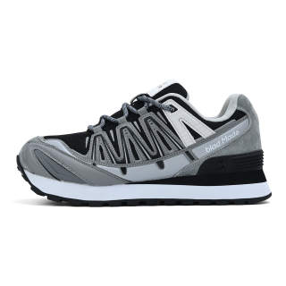 BladMaste Cushioning Slip Resistant Abrasion Resistant Low top Casual Shoes Unisex Dark Gray Black