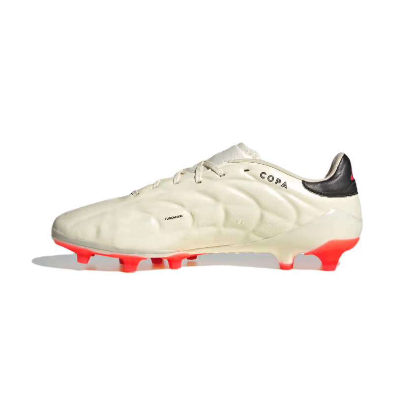 Adidas Adidas COPA PURE 2 Artificial Turf Slip Resistant Abrasion Resistant Soccer Shoes Unisex Beige Red