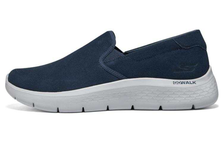 Skechers Go Walk Fle Comfortable And Lightweight Cushioning, Wear Resistant Low top Casual Shoes Men's Marine Blue