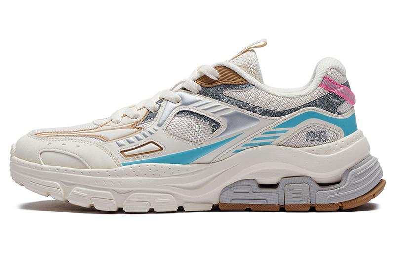 361° Fashion Trend Slip Resistant Abrasion Resistant Low top Casual Shoes Men's Beige Blue Brown