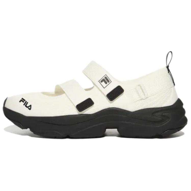 FILA Ray Abrasion Resistant Abrasion Resistant Low top Casual Shoes Unisex White Black
