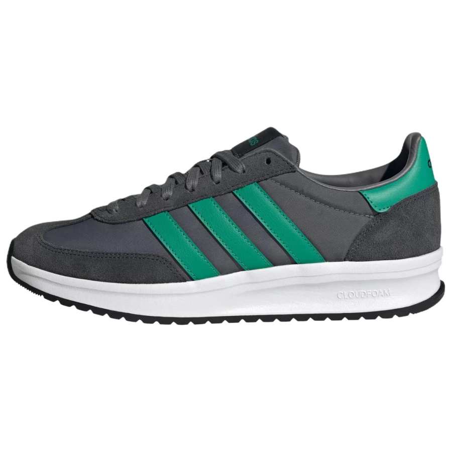 Adidas Adidas Run 72 Slip Resistant, Abrasion Resistant, Breathable Low top Casual Shoes Men's Gray Green