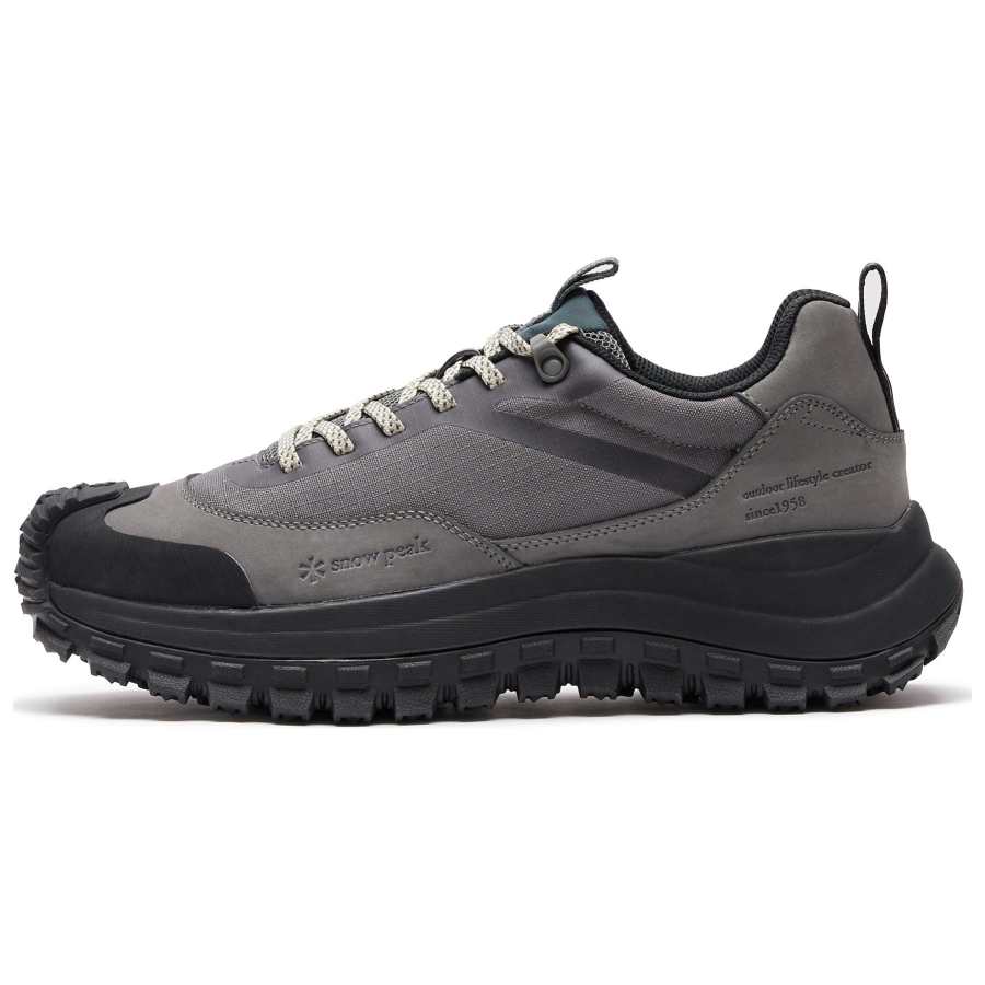 Snow Peak Slip Resistant Abrasion Resistant Low top Casual Shoes Unisex Gray Black