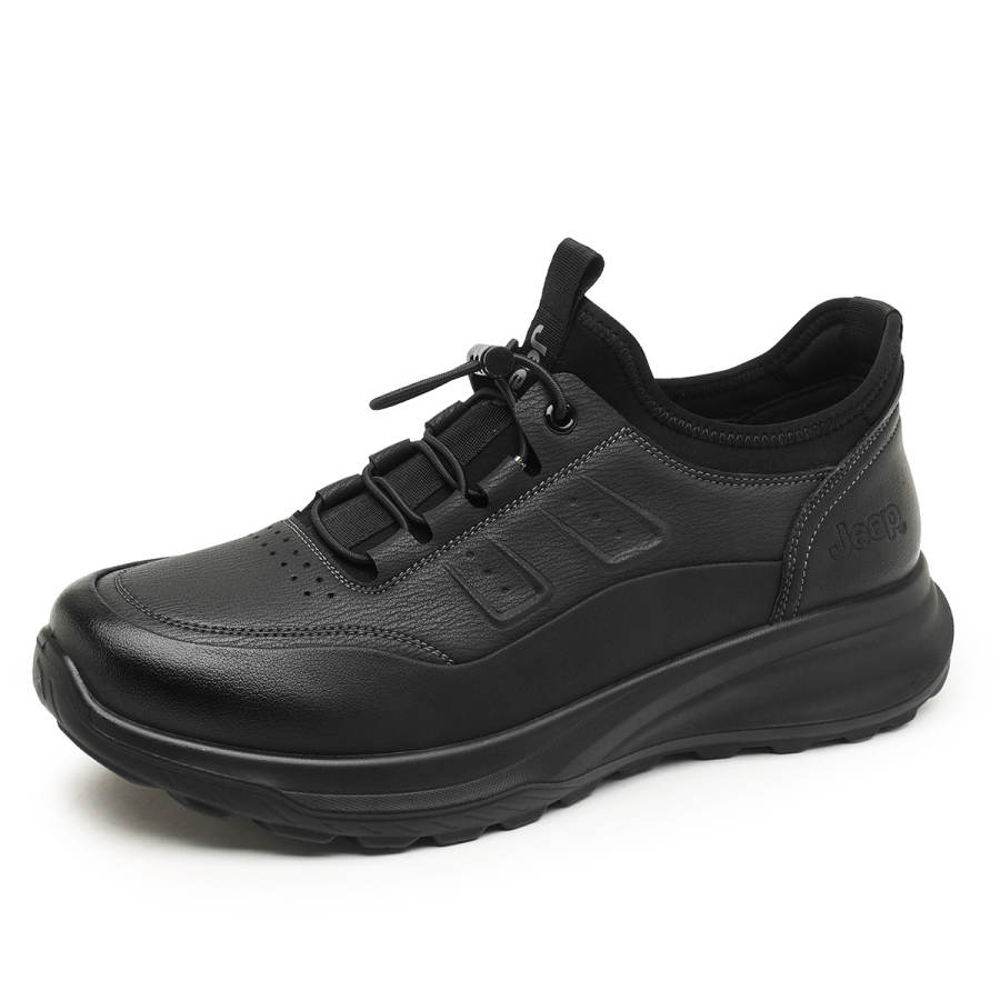 Jeep Cow Split Leather Abrasion Resistant Slip Resistant Low top Casual Shoes Men's