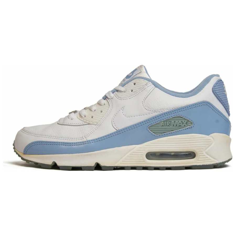 Nike Nike Air Max 90 Low top Casual Shoes Women's White Blue