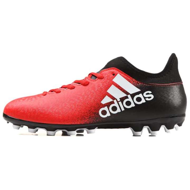 Adidas Adidas Slip Resistant Abrasion Resistant Soccer Shoes Men's Black Red