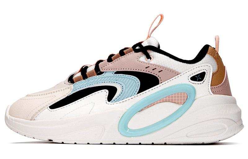 XTEP Lightning Low top Sports Casual Shoes Women's Brown Pink